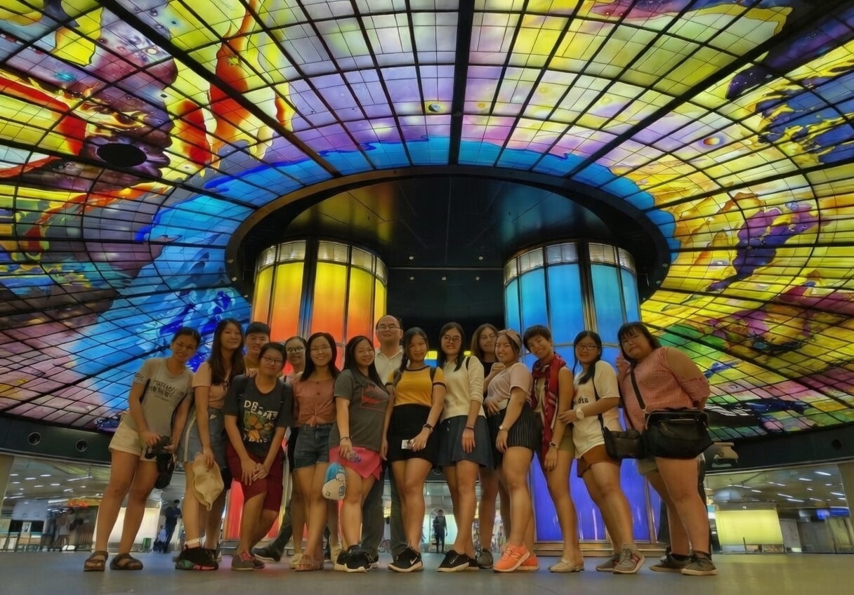 Team at Dome of Light, Kaohsiung 2019