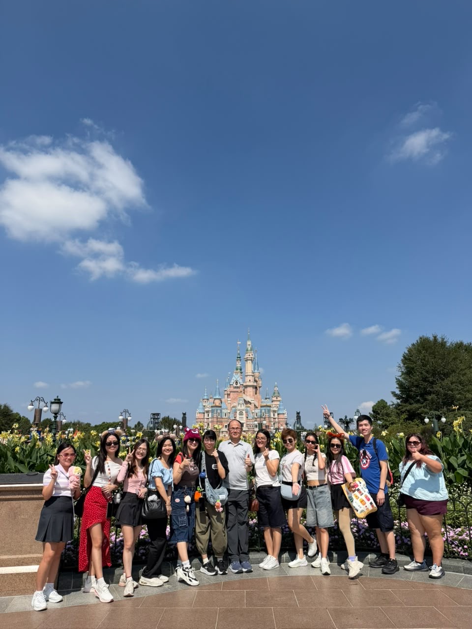KS Chia & Associates team at Shanghai Disneyland on the 2026 company trip